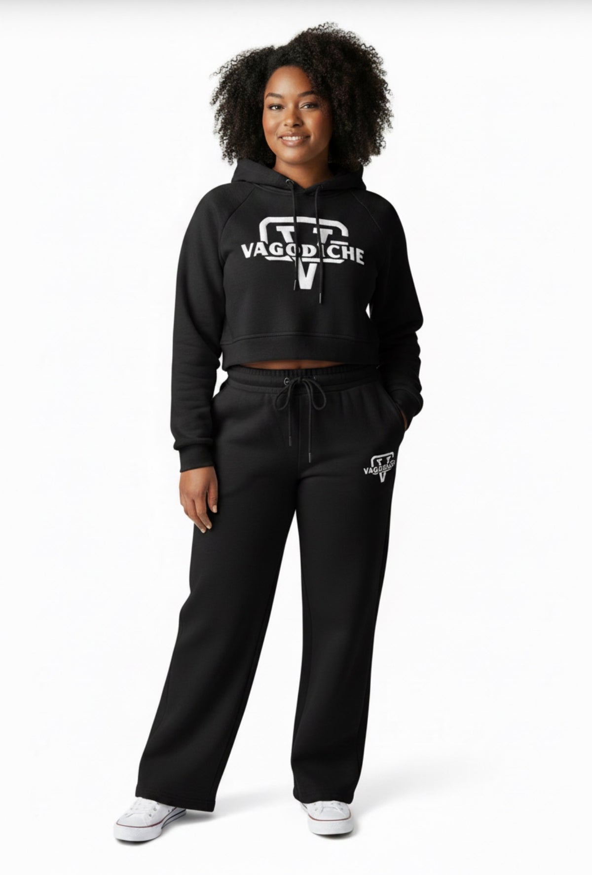 Vagodiche Signature Cropped Hoodie